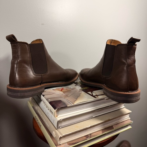 Black Brown Black Crown 1826 Dark Brown Leather Men’s Ankle Boots - Picture 8 of 15